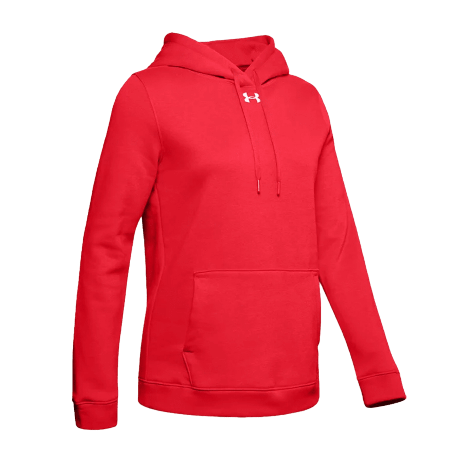 UA Women's Hustle Fleece Hoodie Apparel Tops UA - 1300261 - RD - XL Red Lax.com