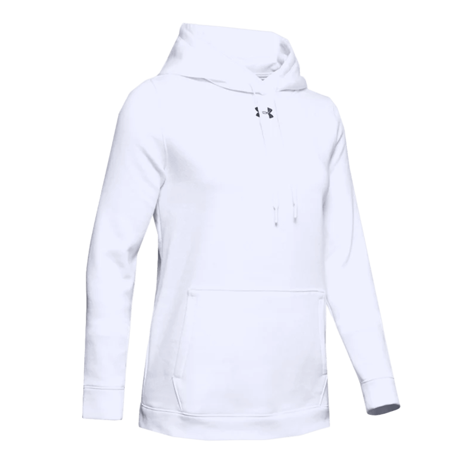 UA Women's Hustle Fleece Hoodie Apparel Tops UA - 1300261 - WH - XL White Lax.com