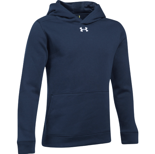 UA Youth Hustle Fleece Hoodie Apparel Tops Black - 001 Lax.com