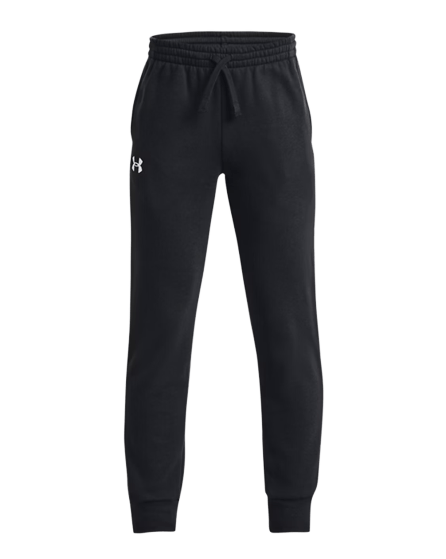 Under Armour Boys' Rival Fleece Joggers 1357628 Apparel Bottoms Black - 001 Lax.com