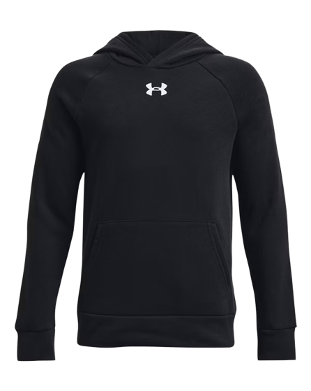 Under Armour Youth Rival Hoodie Apparel Tops Black - 001 Lax.com