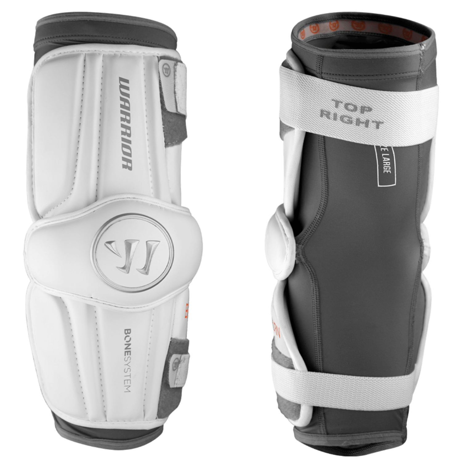 Warrior Burn Arm Pad Men's Arm Protection War - BAP1 - WH - L White Lax.com