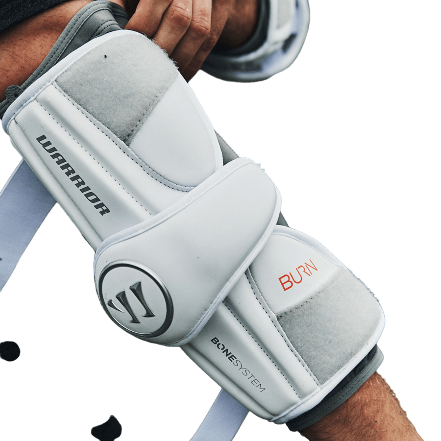 Warrior Burn Arm Pad Men's Arm Protection War - BAP1 - WH - L White Lax.com