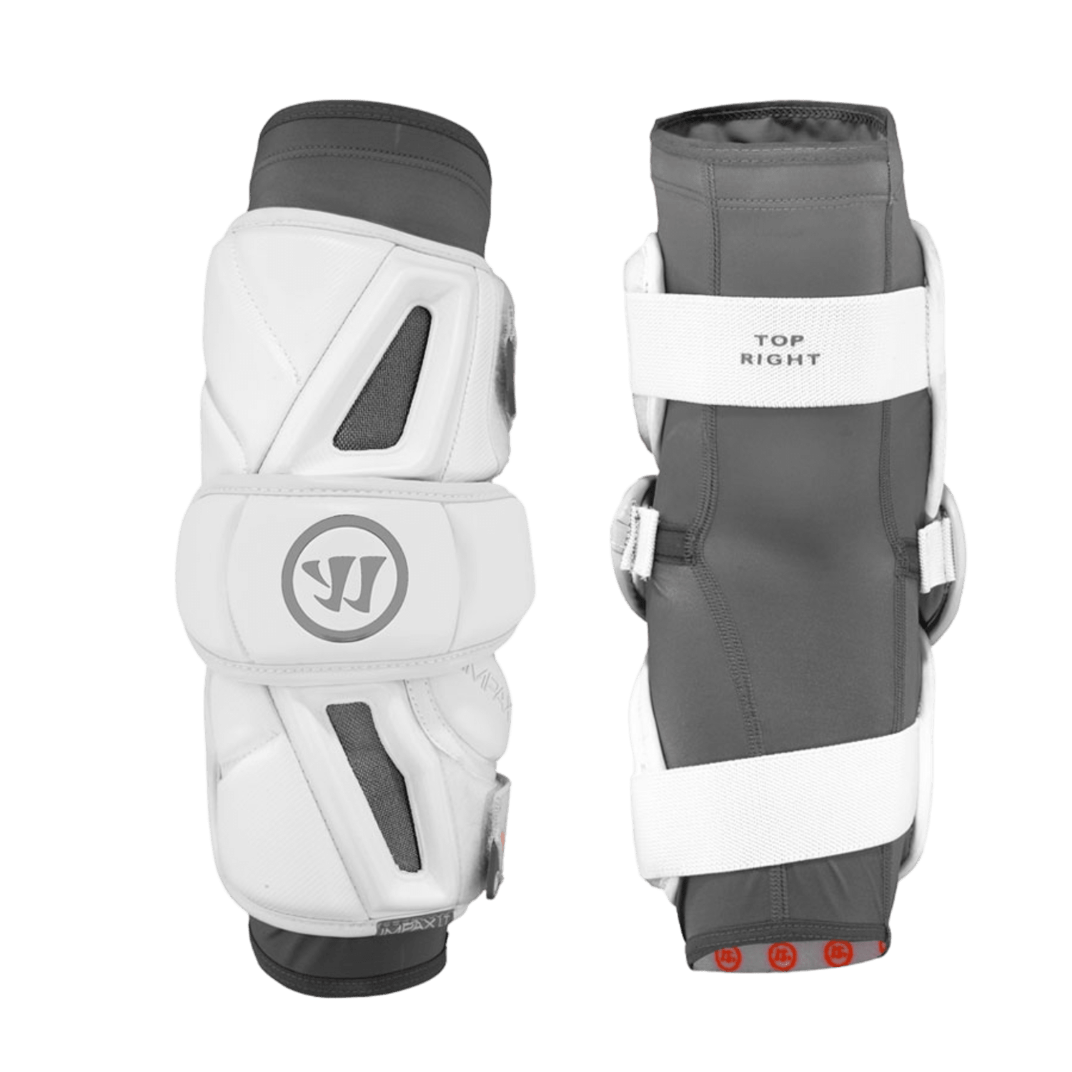 Warrior Burn Pro Arm Pads Men's Arm Protection White Lax.com