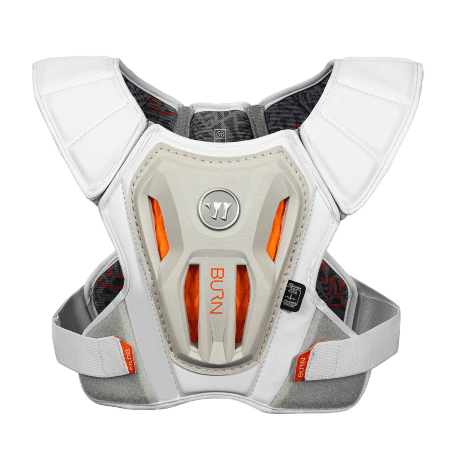 Warrior Burn Shoulder Pad Liner Shoulder Pads War - BSPL1 - WH - M White Lax.com