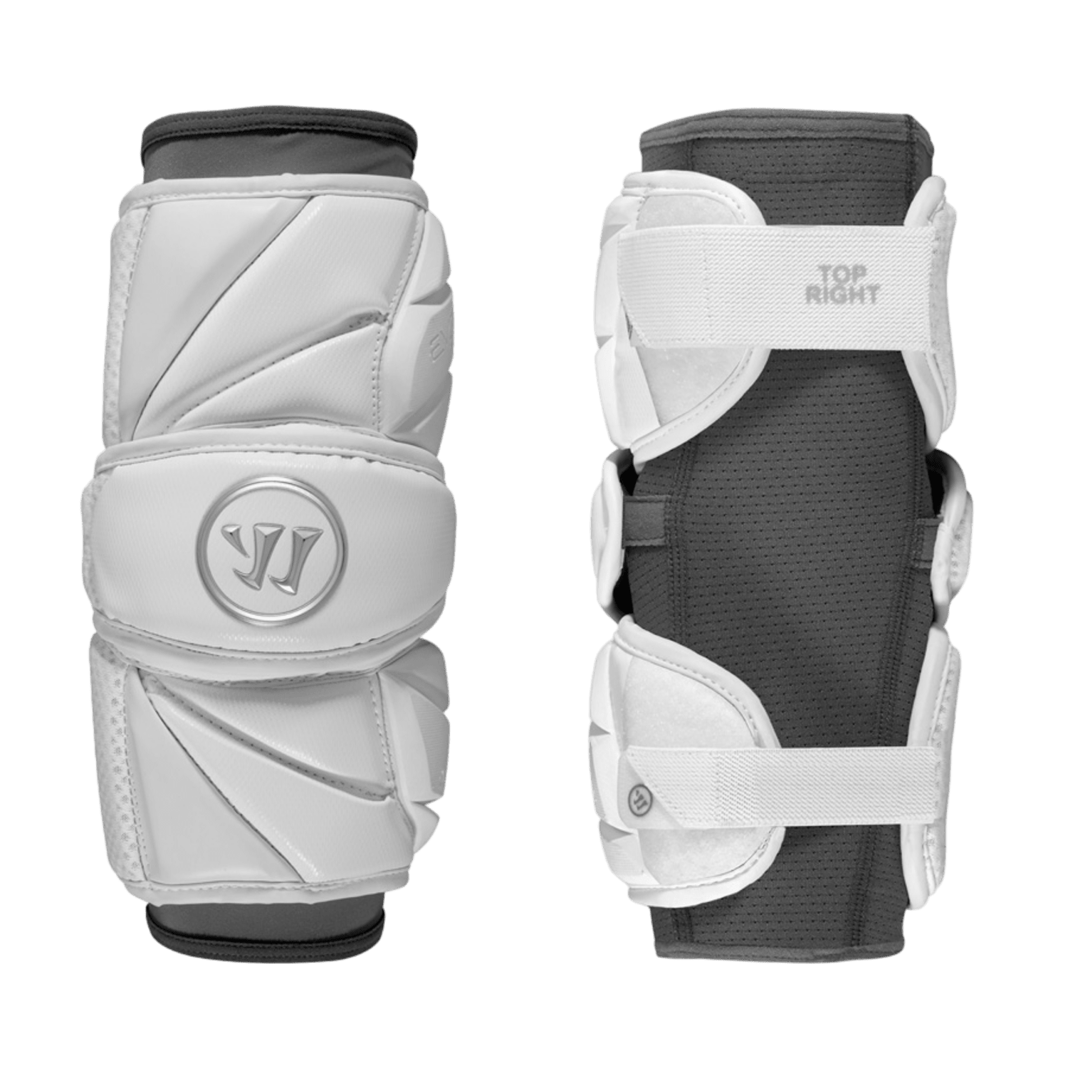 Warrior Evo Pro 19 Arm Pads Men's Arm Protection War - EvoPro19AP - WH - L White Lax.com