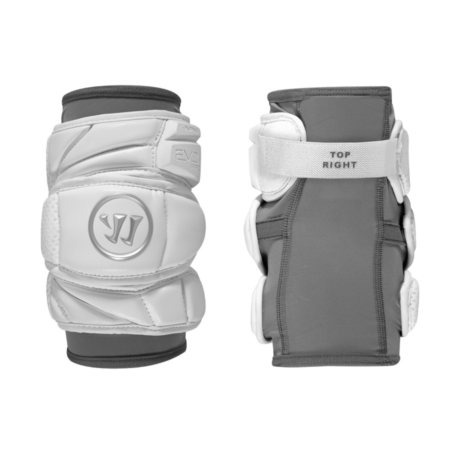 Warrior Evo Pro 19 Elbow Pads Men's Arm Protection White Lax.com