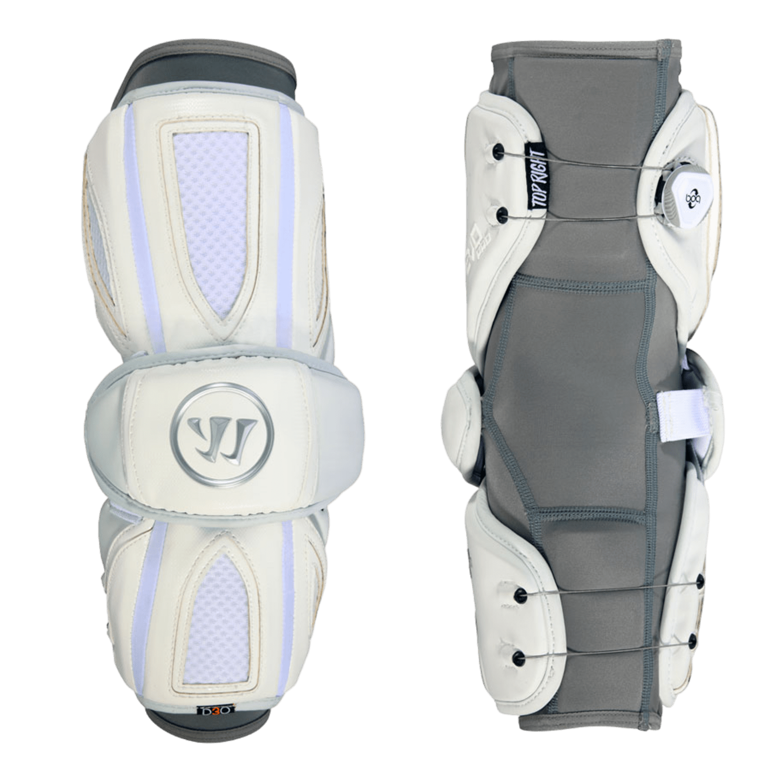 Warrior Evo Pro Arm Guards Men's Arm Protection White Lax.com