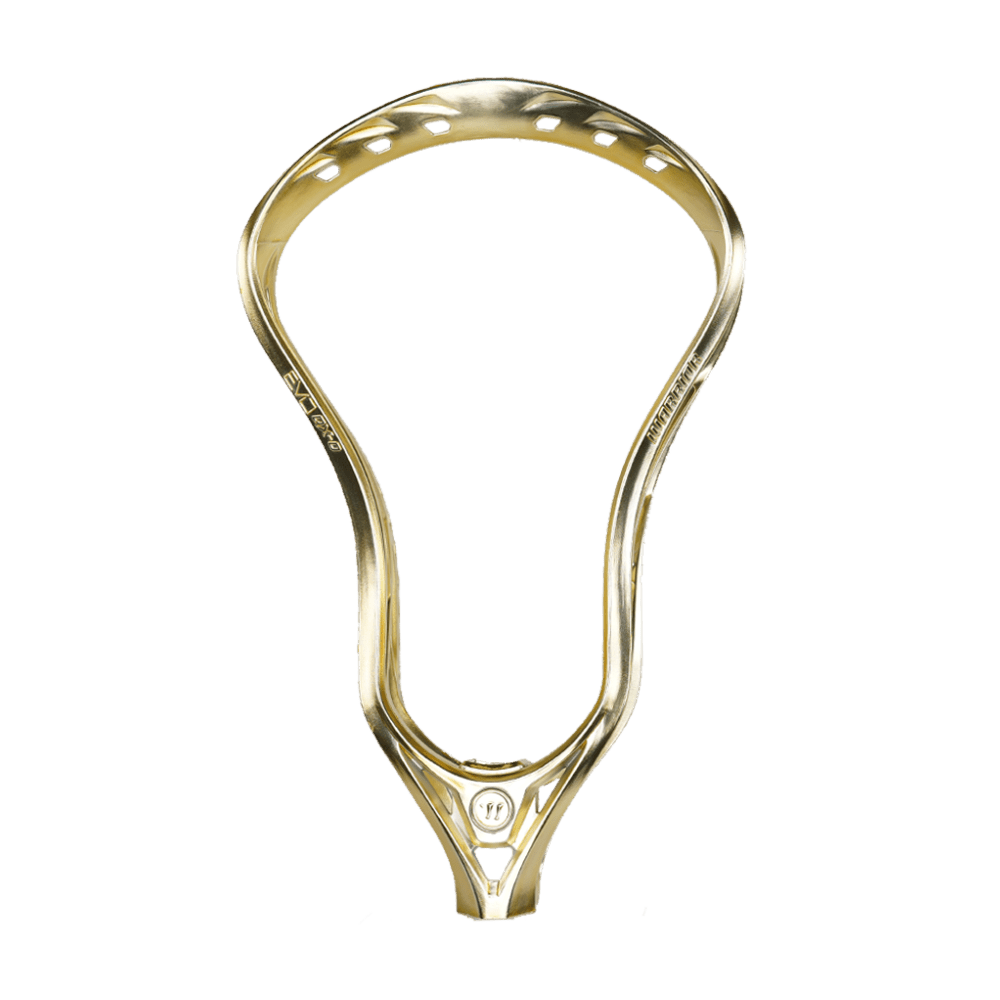 Warrior Evo QX Lacrosse Head Men's Head Satin Light Gold Lax.com