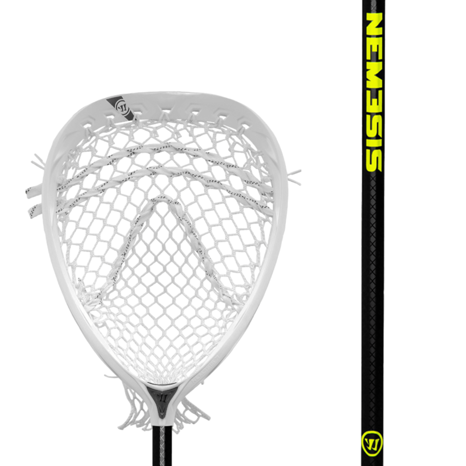 Warrior Nemesis 3 Goalie Complete Stick Goalie Complete White Lax.com