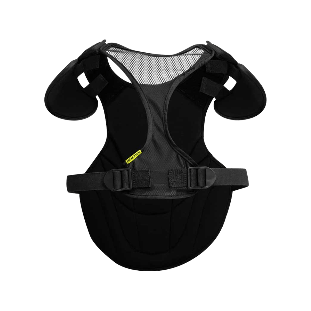 Warrior Nemesis Chest Pad Chest Protector Black Lax.com