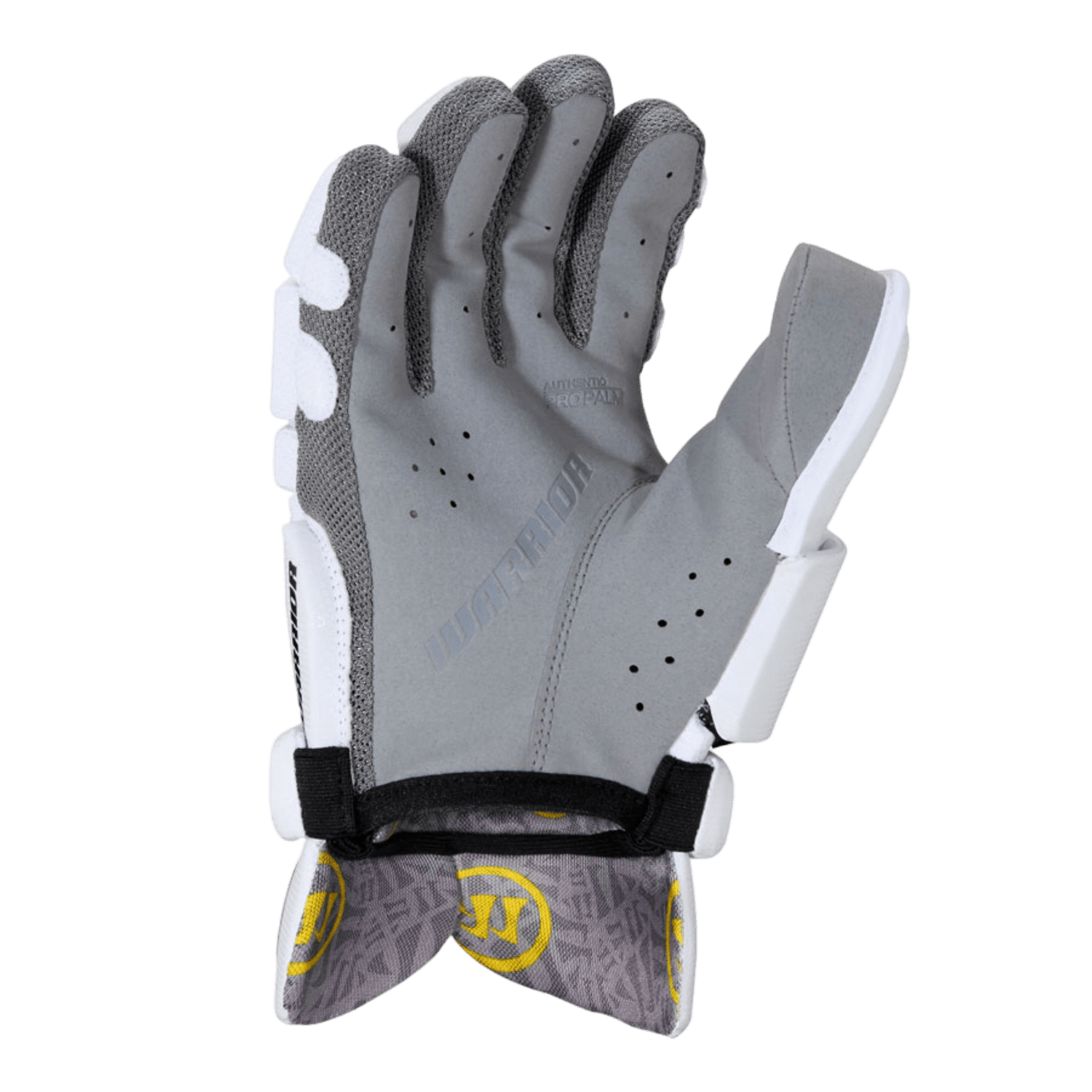 Warrior Nemesis GL Goalie Gloves White Lax.com