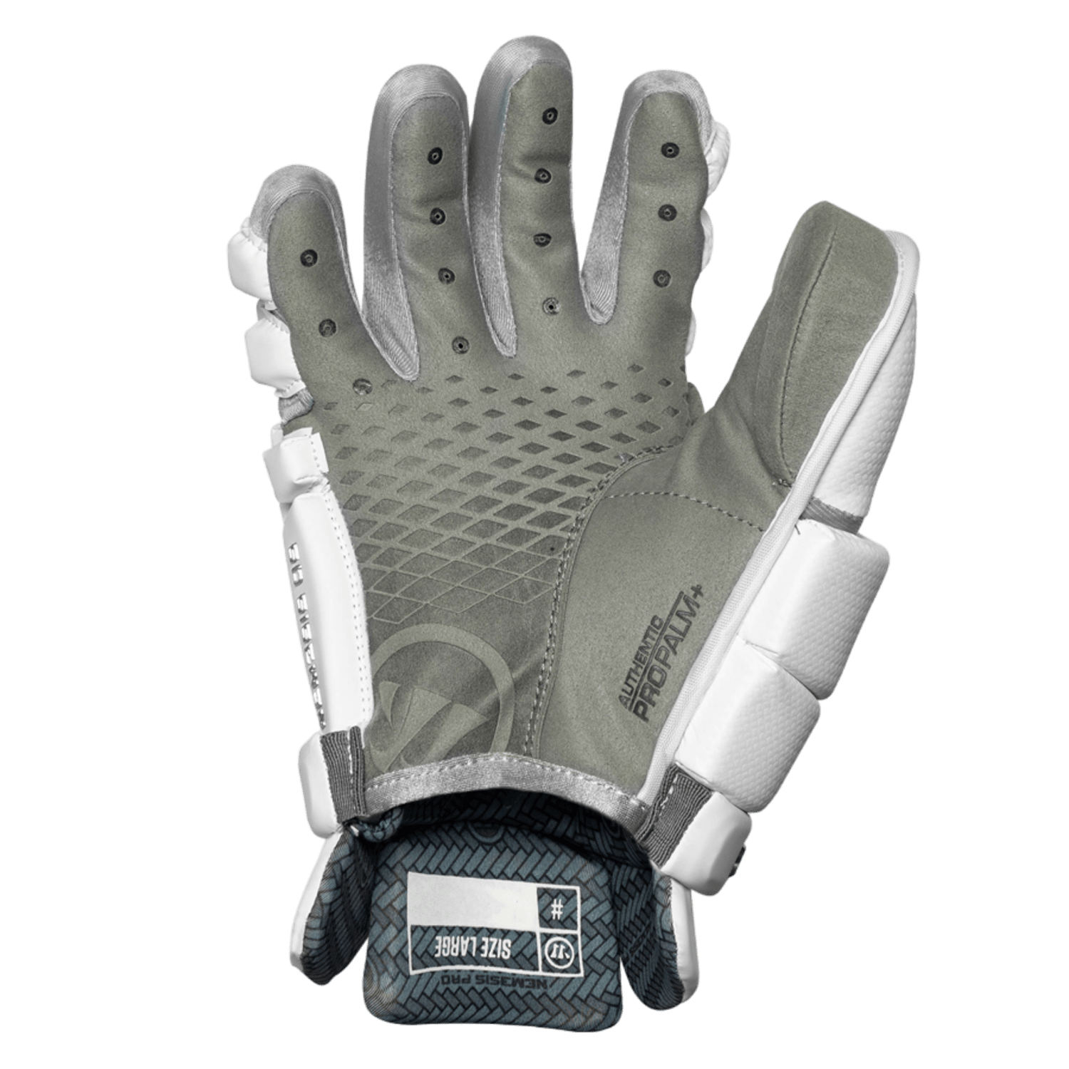 Warrior Nemesis QS Glove Goalie Gloves War - NQSG2 - WH - M White Lax.com