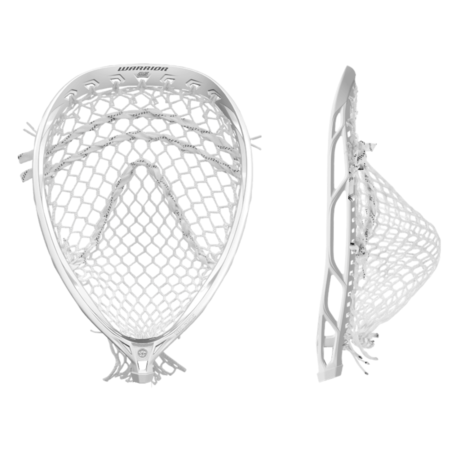 Warrior Nemesis QS Goalie Strung Goalie Pre - Strung Head War - NQSSH2 - WH White Lax.com