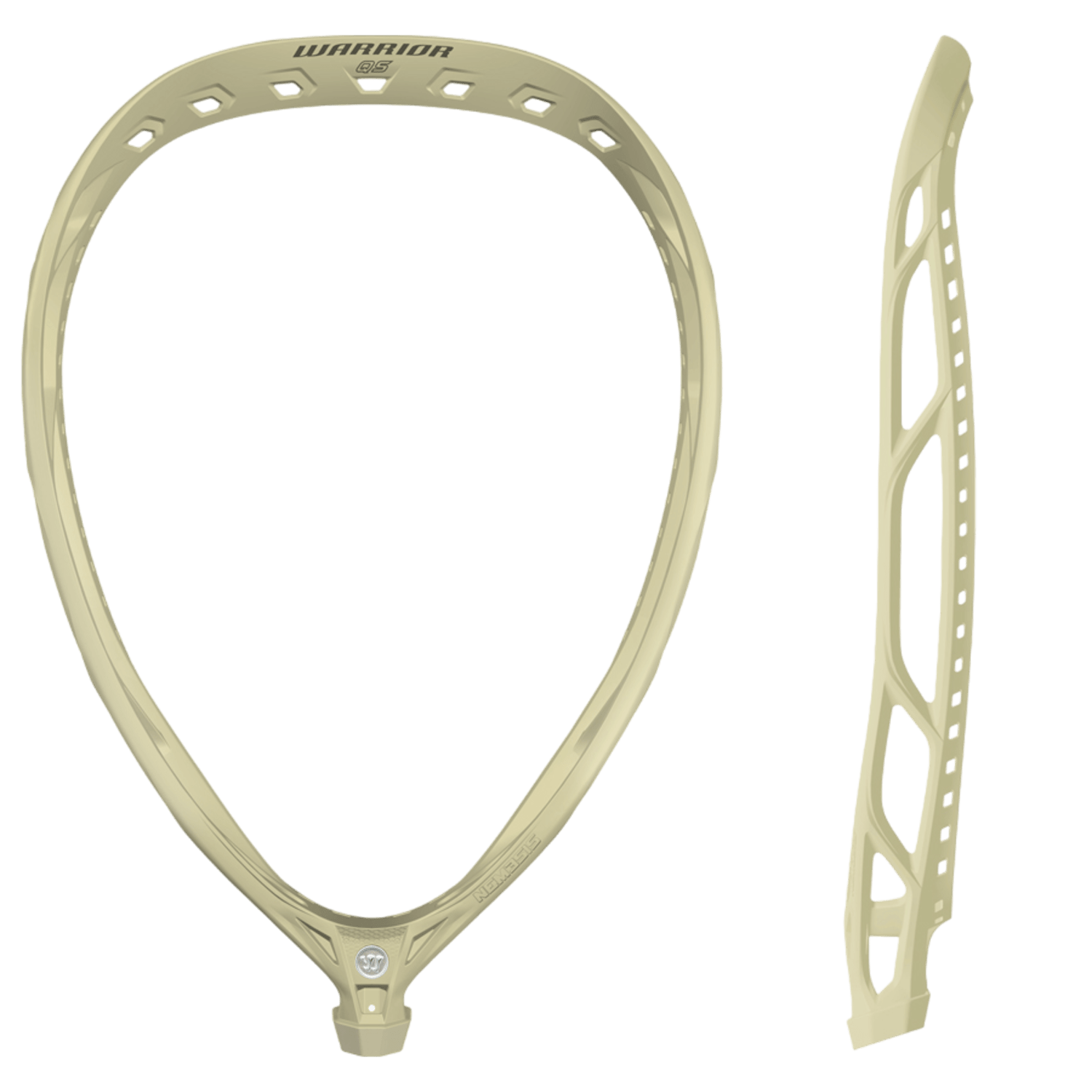 Warrior Nemesis QS Goalie Unstrung Goalie Head War - NQSUH2 - NAT Natural Lax.com