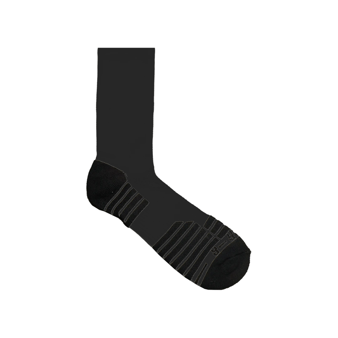 Zima Elite Lacrosse Crew Socks Socks Black Lax.com