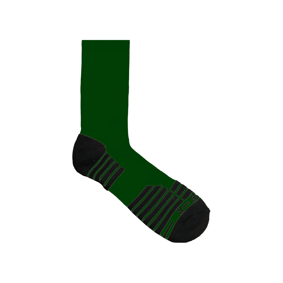 Zima Elite Lacrosse Crew Socks Socks Green Lax.com