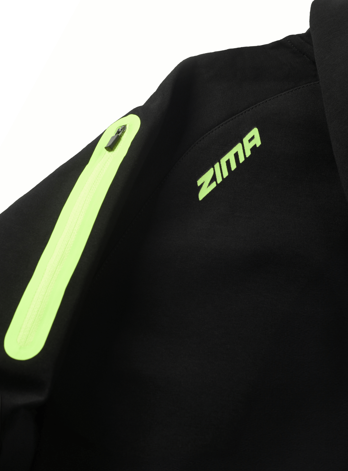 Zima True Revive Performance Hoodie Apparel Tops Black/Neon Green Lax.com