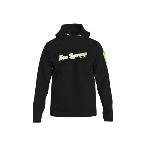 Zima True Revive Performance Hoodie Apparel Tops Black/Neon Green Lax.com