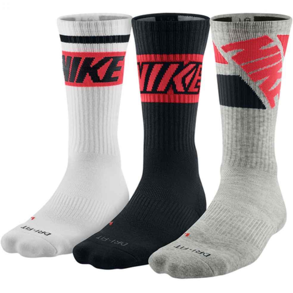Nike Dri-Fit Crew Socks 6 pack Lacrosse Nike Lacrosse