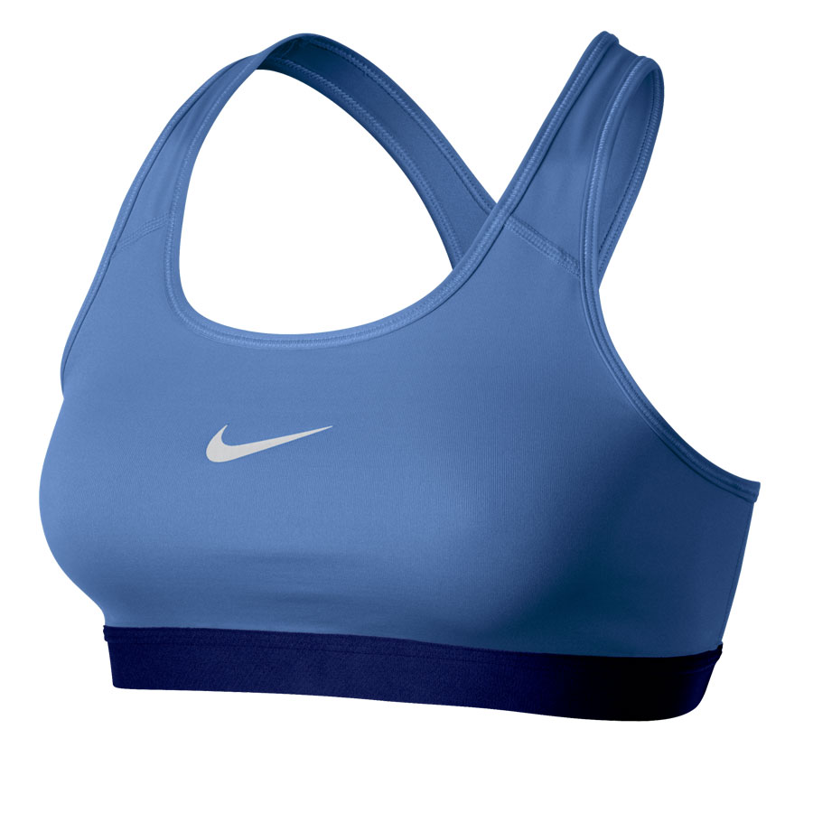 Nike pro padded Sports bra Medium racerback royal blue Women's