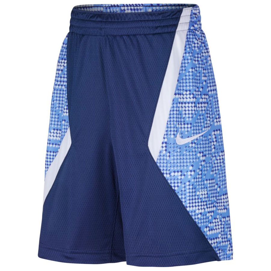 Nike Dry Boys Printed Lacrosse Shorts-Blue Void-White Lacrosse Bottoms ...