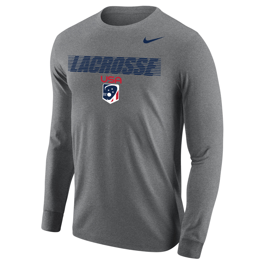 Nike Youth USA Lacrosse Long Sleeve Lacrosse Tops | Lowest Price Guaranteed