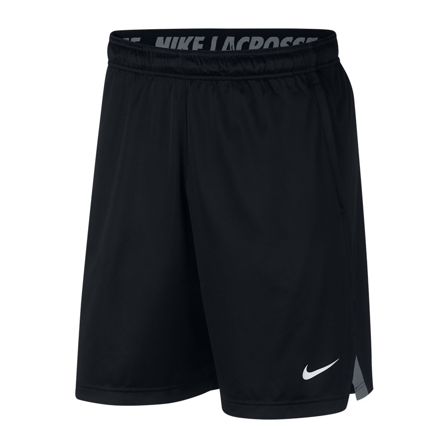 Men's Nike Lacrosse Knit Short-Black Lacrosse Bottoms | Free Shipping ...