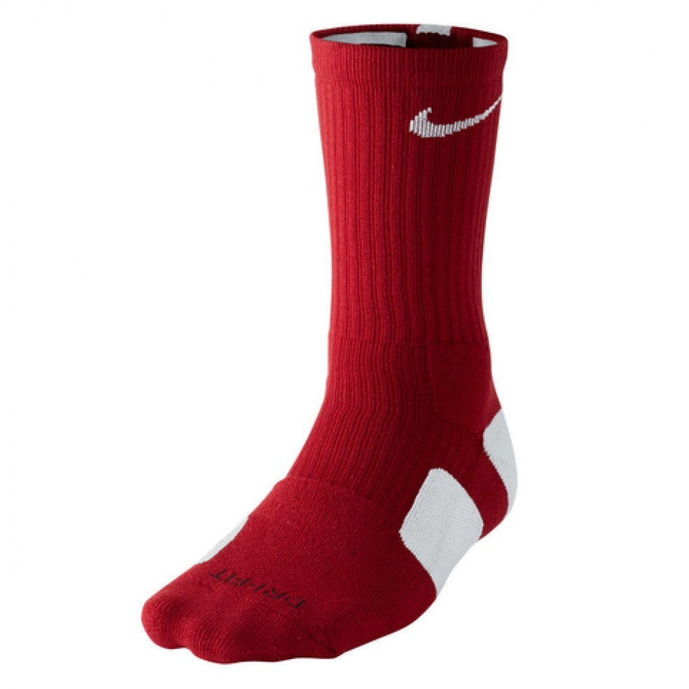 nike elite red socks