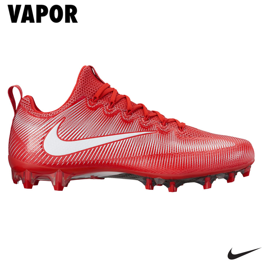 all red nike vapor cleats