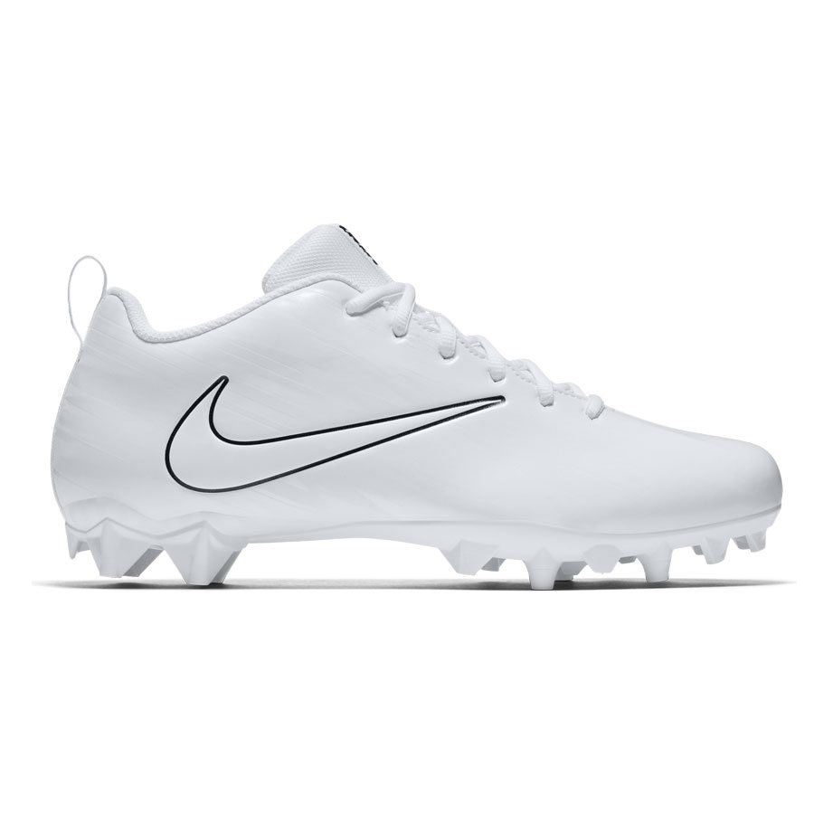 white lax cleats