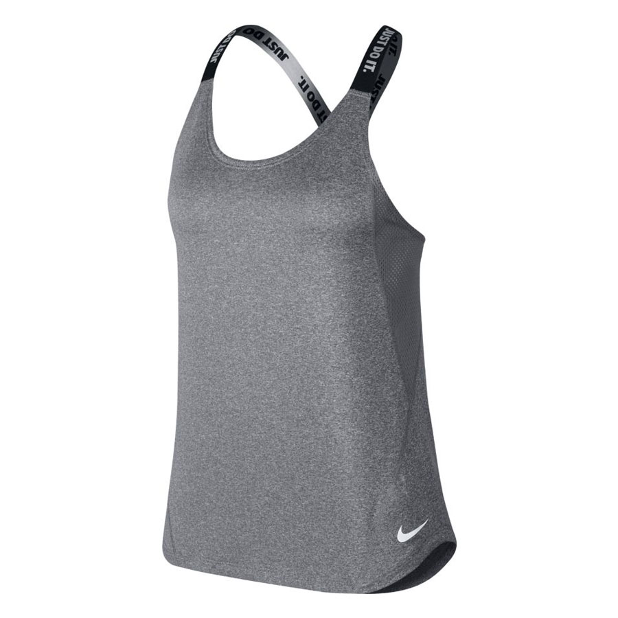 Nike Women's Dry Tank Elastka-Carbon 