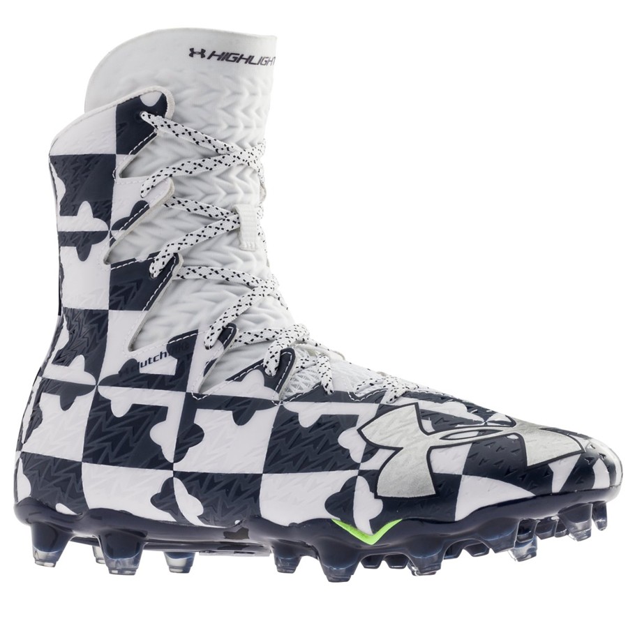 under armour highlight mc white lacrosse cleats