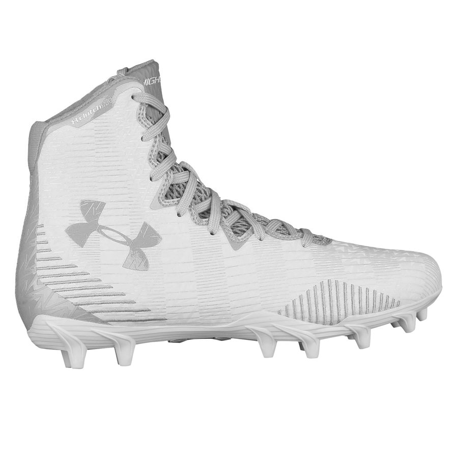 white highlights cleats