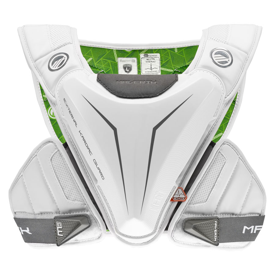 True Zerolyte Lacrosse Shoulder Pad Liner, Small / White