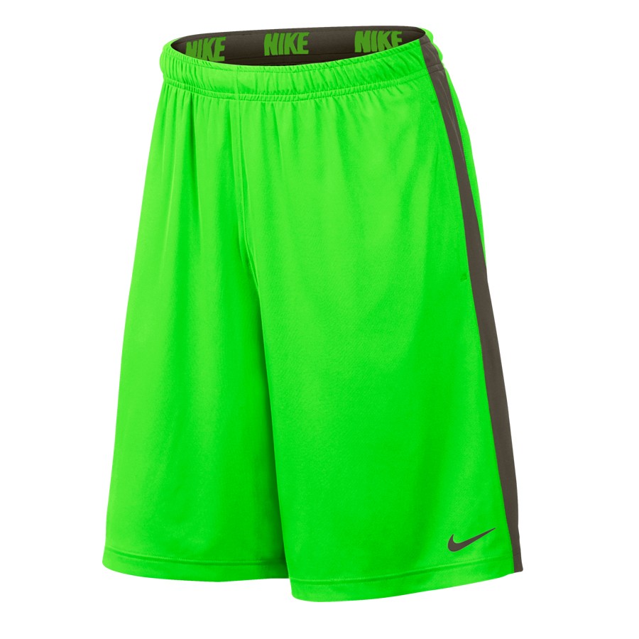 nike neon green shorts