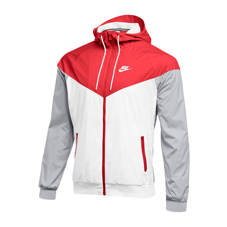 red and white nike windrunner