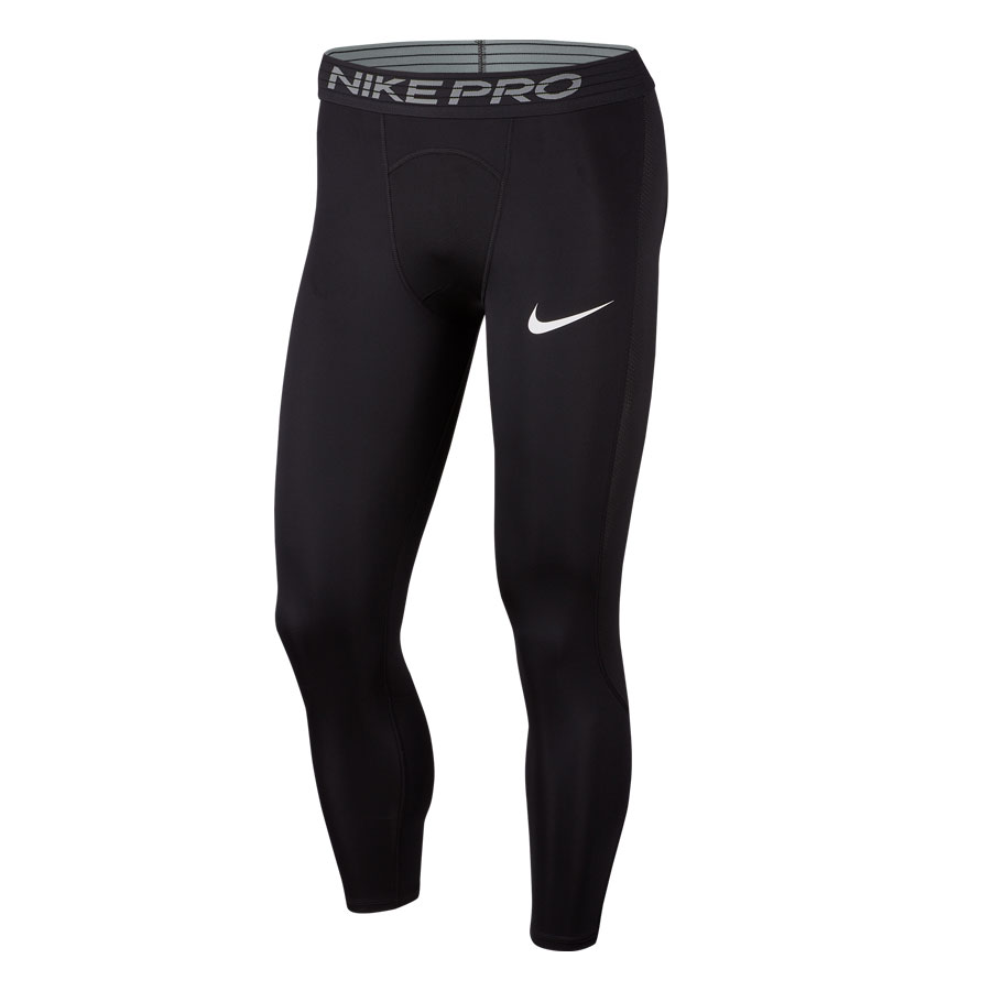 Nike 3/4 running tights FAST with mesh in black
