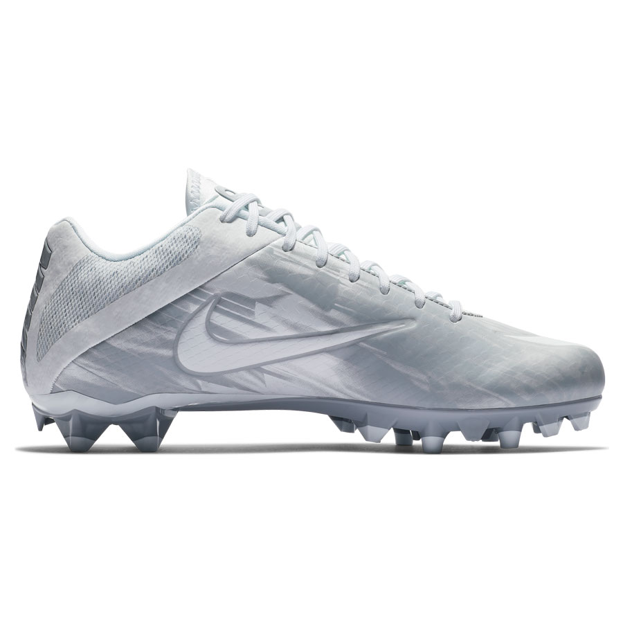 white low top cleats