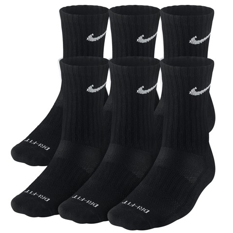 Nike Dri-Fit Crew Socks 6 pack Lacrosse Nike Lacrosse | Free Shipping ...